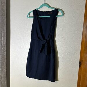 The Limited Navy Blue Dress with bow size 0